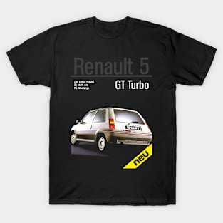 RENAULT 5 TURBO - German brochure T-Shirt